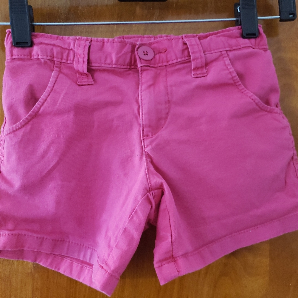 Girls pink shorts
